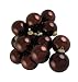 Club Pack of 16 Shiny Chocolate Brown Glass Ball Christmas Ornaments 3.25
