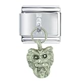 Pugster Silver Gothic Demon Dangle Italian Charms