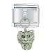 Silver Gothic Demon Italian Charms Bracelet Link