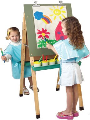 Jonti-Craft 3 Way Adjustable Easel (With Easel panel:Acrylic)