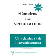 M�moires d un sp�culateur, deuxi�me �dition, nouvelle couverture