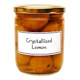 LEpicurien French imported Crystallized Lemons in glass jar 8.8 oz