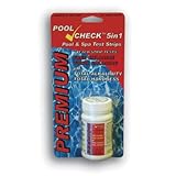 Pool Check 5-Way Swimming Pool Water Test Strips, Bottle of 50