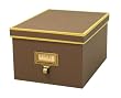 cargo Atheneum Photo/Supply Box, Brown, Set of 2