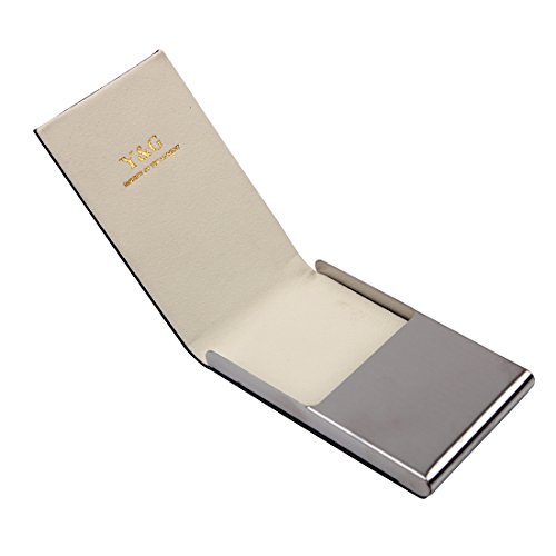 YDC06 Best Card Holder Black Leather Card Case Gifts For Designer By Y&G