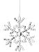 Festive Silver Snowflake, 12.5 cm
