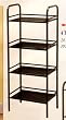 BEAUTIFUL NEW 4 TIER UTLITY RACK IN BLACK