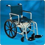 Invacare Rehab Shower/Commode Chair. 18W x 18D x 39H (46 x46x 99cm) Wide Seat - Model 557670
