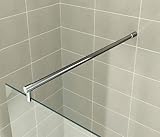 Haltestange Wandhalterung Verchromt Duschwand 150 cm Stabilisator