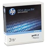 NEW - 1/2 Ultrium LTO-5 Cartridge, 2775ft, 1.5TB Native/3TB Compressed Capacity - C7975A