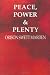 Search : Peace Power & Plenty