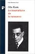 Le Traumatisme de la naissance.Influence de la vie pr�natale sur l'�volution de la vie psychique individuelle et collective. Etude psychanalitique