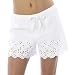 Gilligan & O'Malley® Eyelet Shorts - White