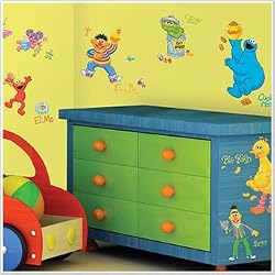 Magnificent Peel & Stick By RoomMates Sesame Street Wall Decals