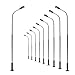 LQS07 10pcs Model Railway Train Lamp Post Street Bright White Lights HO TT Scale LEDs NEW