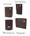 Crunch Leather Wallets - Brown or Black