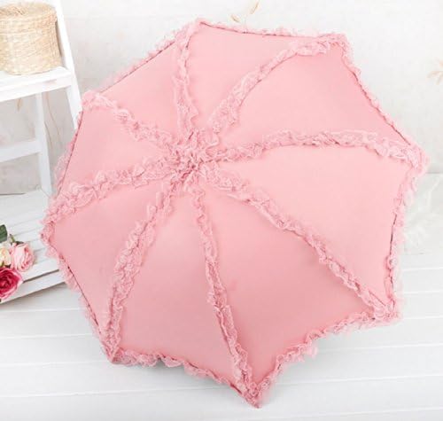 MiiHome New Style Anti-uv Protection Parasols/ Umbrella Only for Ladies , Protect Your Skin in Hot Summer Day! (pink)