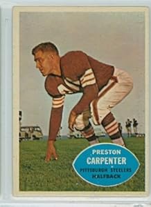1960 Topps FB 96 Preston Carpenter Steelers Excellent