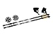 WOLF BLACK POLE, Nordic- Sport- Stöcke für Schneeschuhwandern, 140cm