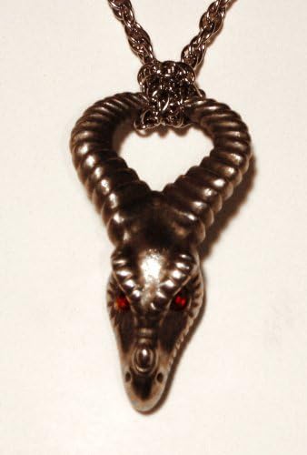 Dragon Head Pin with Red Crystals