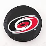 NHL Carolina Hurricanes Tire Cover Color: White, Size: Y