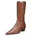 AK Anne Klein Women's Foster Boot,Tobacco Leather,8.5 M