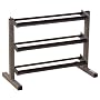 Body Solid GDR363 3-Tier Horizontal Dumbbell Rack