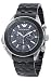 Emporio Armani Men's Black-Dial Chronograph Watch