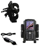 Sony Ericsson k750c Auto Vent Holder with Car Charger - Uses Gomadic TipExchange
