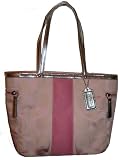 41A2LC9YtGL._SL160_ - Womens Coach Handbag Purse Signature Striped Solid Tote 13280 - coach-handbags-discount