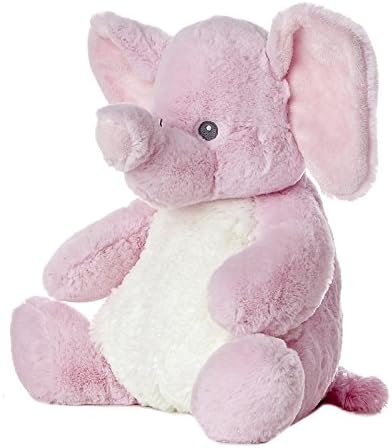 Aurora World Sweet and Softer Pink Elephant 14" Plush