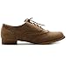 Ollio Women's Shoe Ballet Flat Faux Suede Wingtip Lace Up Oxford