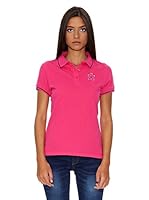 La Española Polo Mujer Manga Corta (Fucsia)