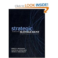 Strategic Management of Technology and Innovation