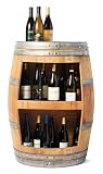 True Fabrications Used Wine Oak Half Barrel Book Case and Wine Rack (used in wine production 2-5 years)