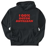 Sweatshirt Black  100% Dutch Antillean  Netherlands Antilles Country