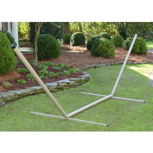 Castaway L-STECWT Large Steel Hammock Stand - Taupe