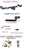 Class II Hitch For Buick ~ LaCrosse ~ 2005-2009 ~ Black ~ 300/3500 lbs.(TW/GTW)