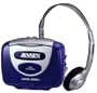 JENSEN SP50 PURPLE All Weather Stereo Cassette Player with AM/FM Radio (Purple)