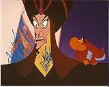 Rare Jonathan Freeman & Gilbert Gottfried Signed Aladdin Photograph