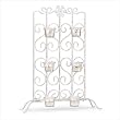White Iron Candle Stand