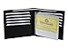 Mens Leather Wallet Credit Card Case Bifold #2501CF