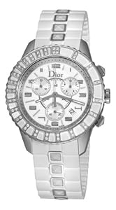 Christian Dior Women CD114311R001 Christal White Diamond Dial Watch