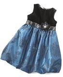 Laura Ashley Little Girl Sleeveless Dress with Velvet