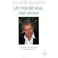 Un mot de vous, mon amour