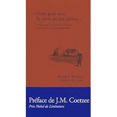 Votre paix sera la mort de ma nation