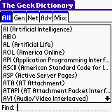 The Geek Dictionary downloadable Software