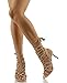 Wild Diva Women's Savvy 09 Gladiator Strappy Lace Up Tie High Heel
