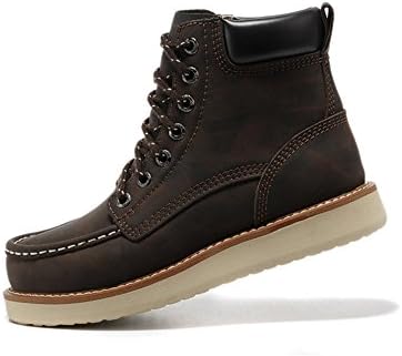 Leather Chukka Boot Rambler Wide Square Toe Western Cowboy Boot Waterproof (Men 10.0 D(M) US, Coffee)