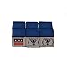 Silver Cup Half Dozen Electric Blue Pool Cue Chalk